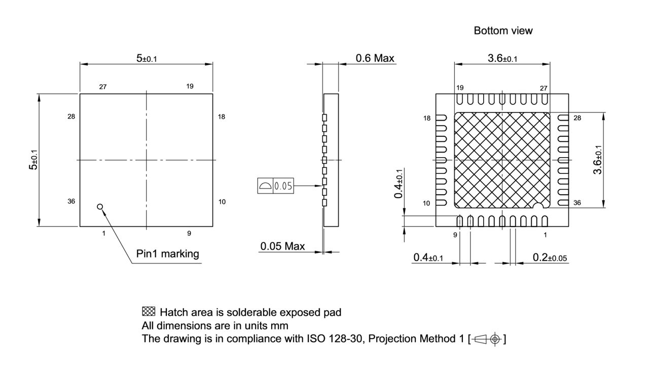 PG-VQFN-36-800_Package Outline