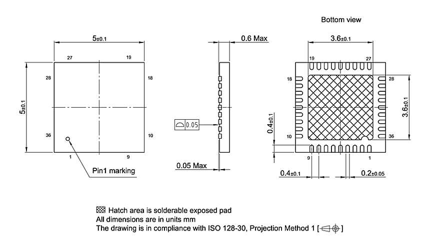 PG-VQFN-36-800_Package Outline