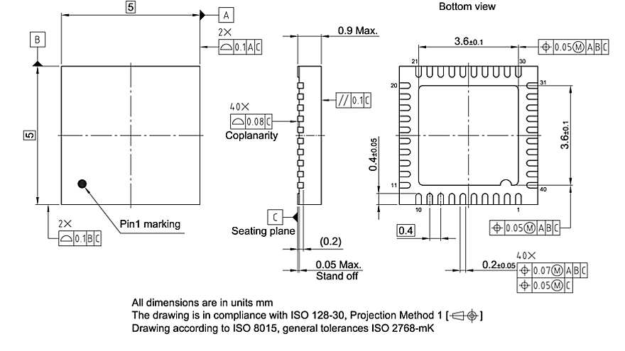 PG-VQFN-40-13_Package Outline