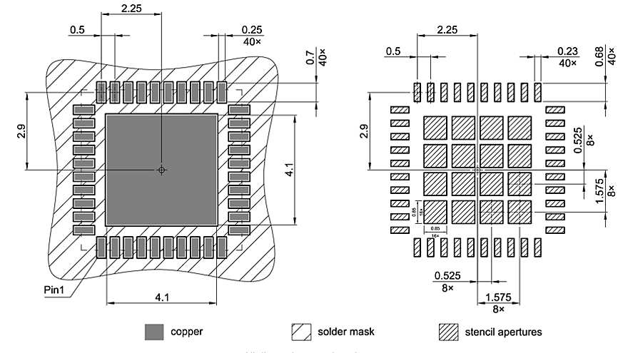 PG-VQFN-40-19_Footprint Drawing