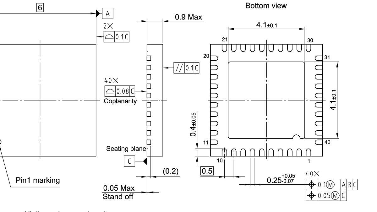 PG-VQFN-40-19_Package Outline