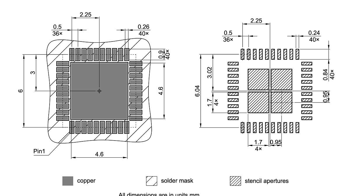 PG-VQFN-40-27_Footprint Drawing