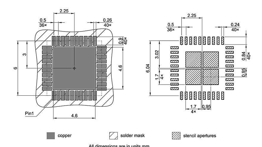 PG-VQFN-40-27_Footprint Drawing