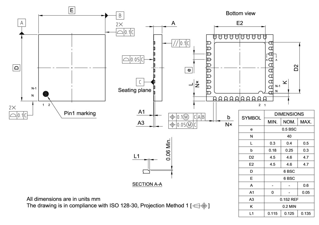PG-VQFN-40-27_Package Outline