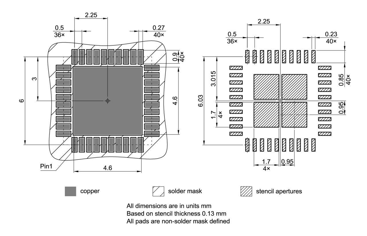 PG-VQFN-40-29_Footprint Drawing