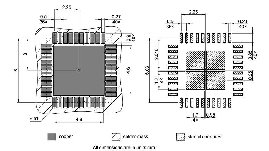 PG-VQFN-40-29_Footprint Drawing
