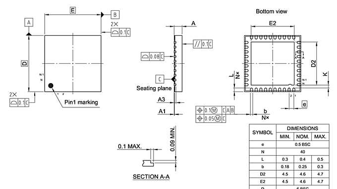 PG-VQFN-40-29_Package Outline