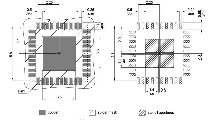 PG-VQFN-40-804_Footprint Drawing