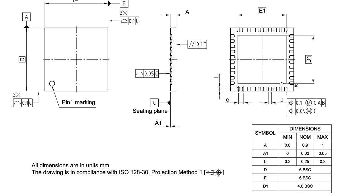 PG-VQFN-40-805_Package Outline