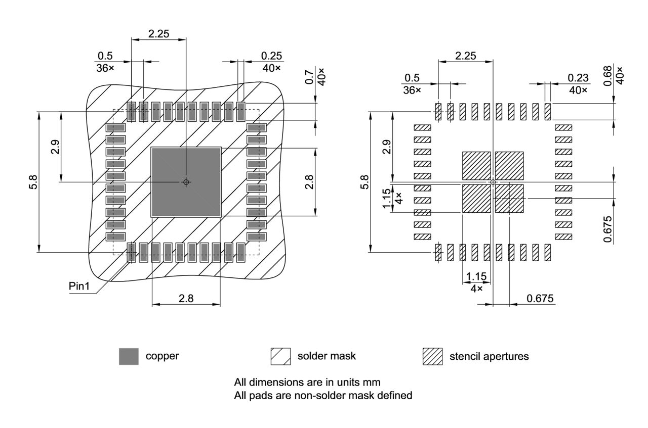 PG-VQFN-40-806_Footprint Drawing