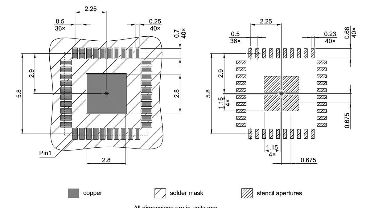 PG-VQFN-40-806_Footprint Drawing