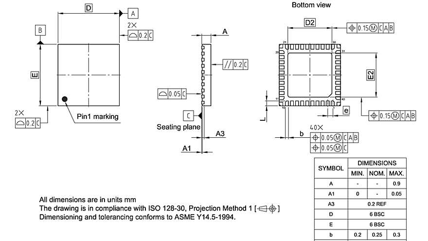 PG-VQFN-40-808_Package Outline
