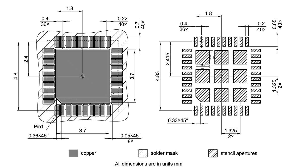 PG-VQFN-40-901_Footprint Drawing