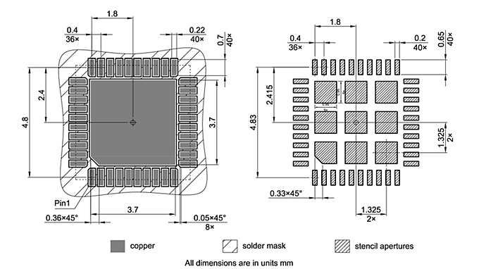 PG-VQFN-40-901_Footprint Drawing