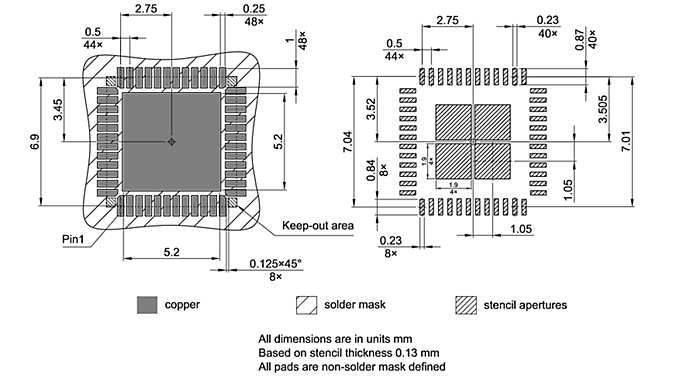 PG-VQFN-48-29_Footprint Drawing
