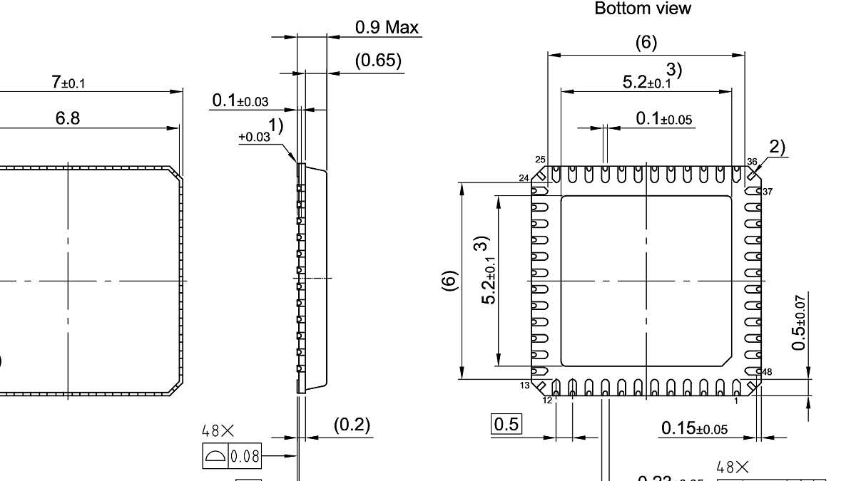 PG-VQFN-48-29_Package Outline