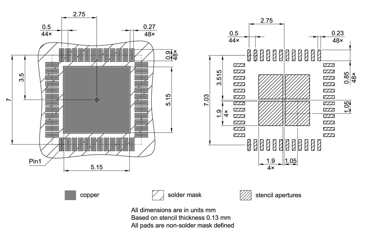 PG-VQFN-48-39_Footprint Drawing