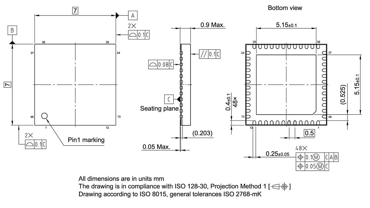PG-VQFN-48-39_Package Outline