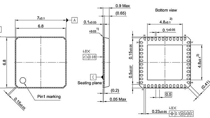 PG-VQFN-48-42_Package Outline