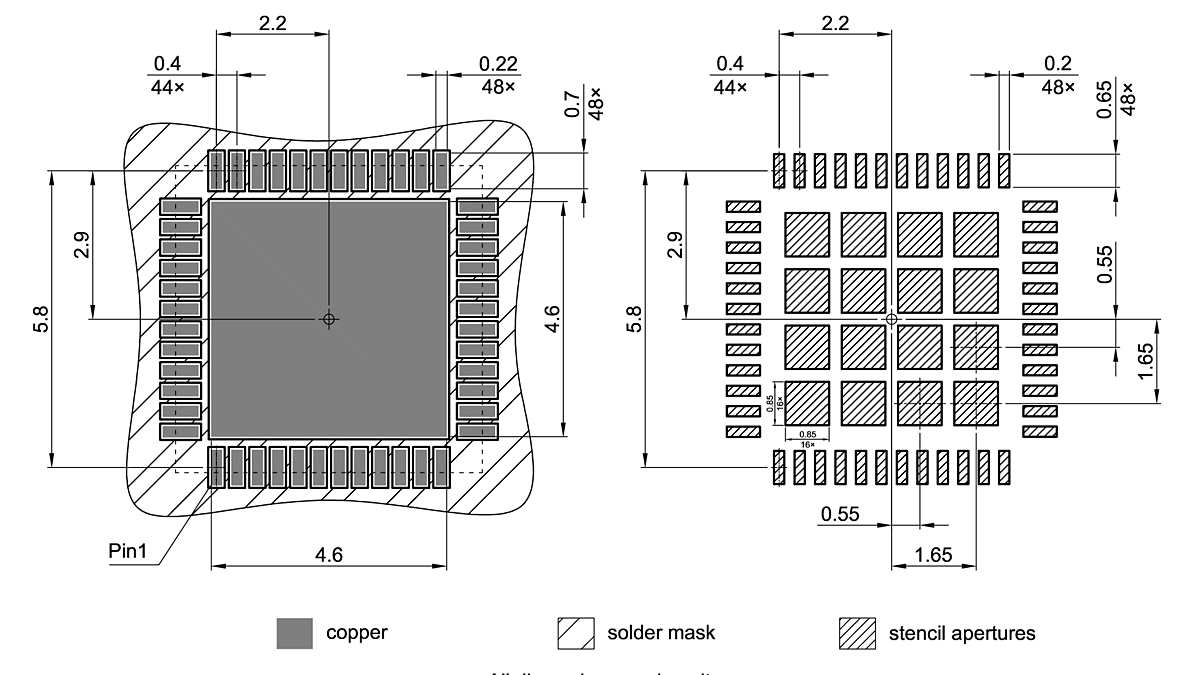 PG-VQFN-48-63_Footprint Drawing