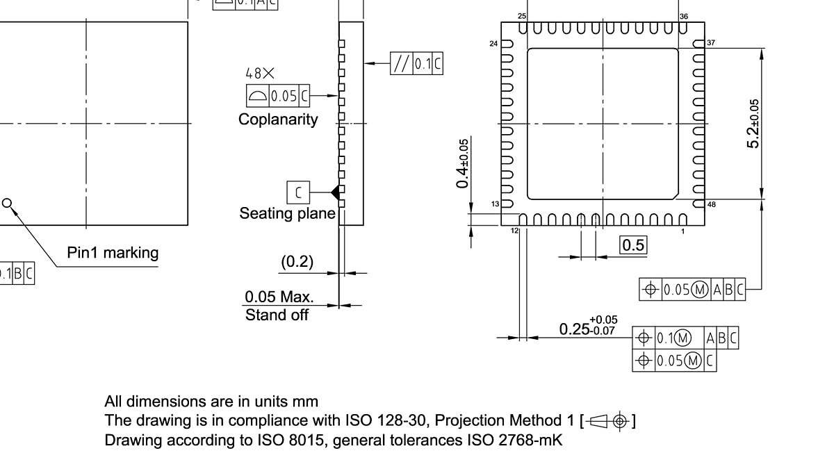 PG-VQFN-48-71_Package Outline