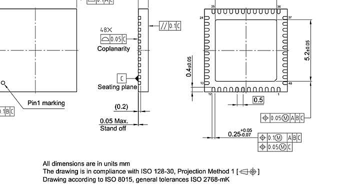 PG-VQFN-48-71_Package Outline