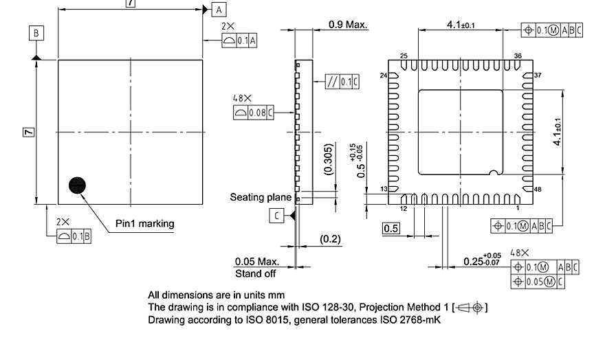 PG-VQFN-48-78_Package Outline