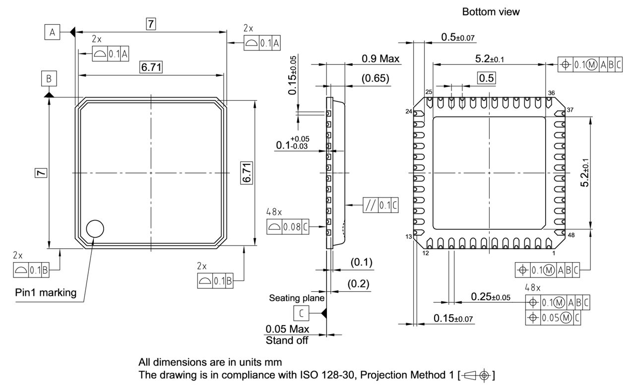 PG-VQFN-48-79_Package Outline