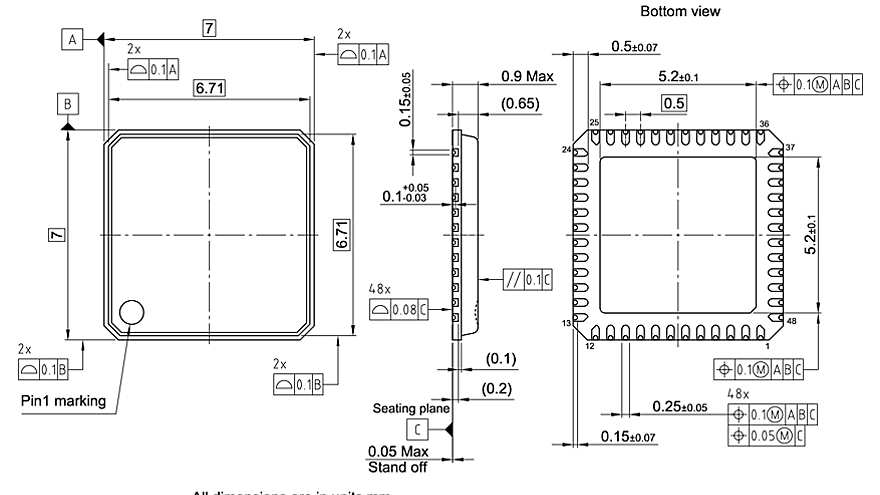 PG-VQFN-48-79_Package Outline