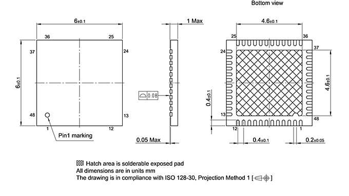 PG-VQFN-48-802_Package Outline