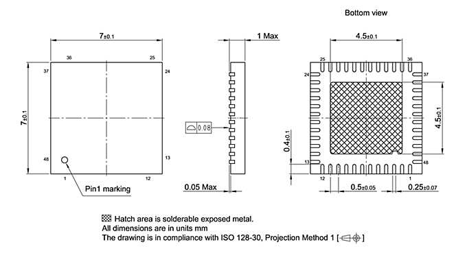 PG-VQFN-48-803_Package Outline