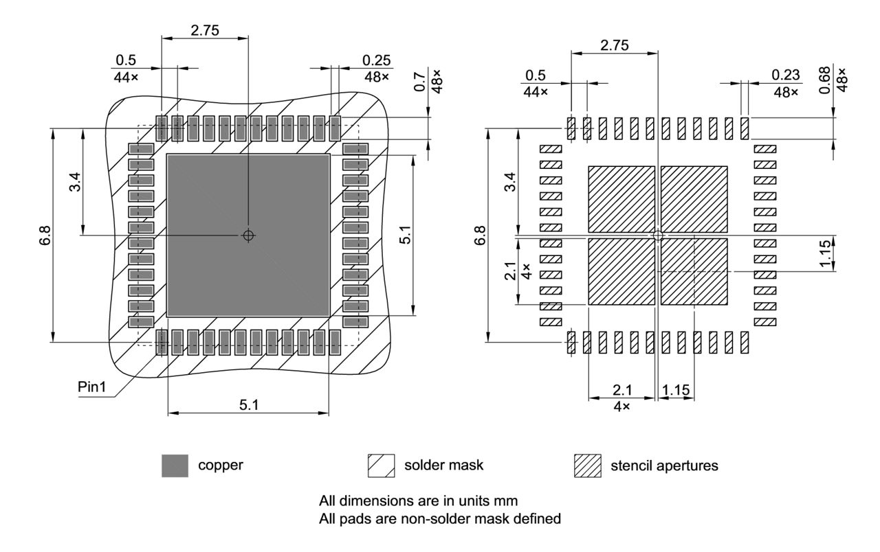 PG-VQFN-48-806_Footprint Drawing