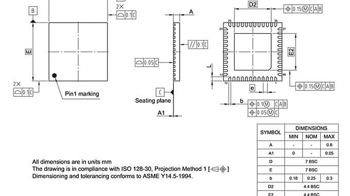 PG-VQFN-48-809_Package Outline