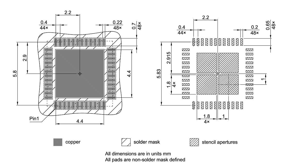 PG-VQFN-48-810_Footprint Drawing