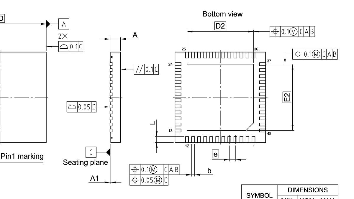 PG-VQFN-48-810_Package Outline