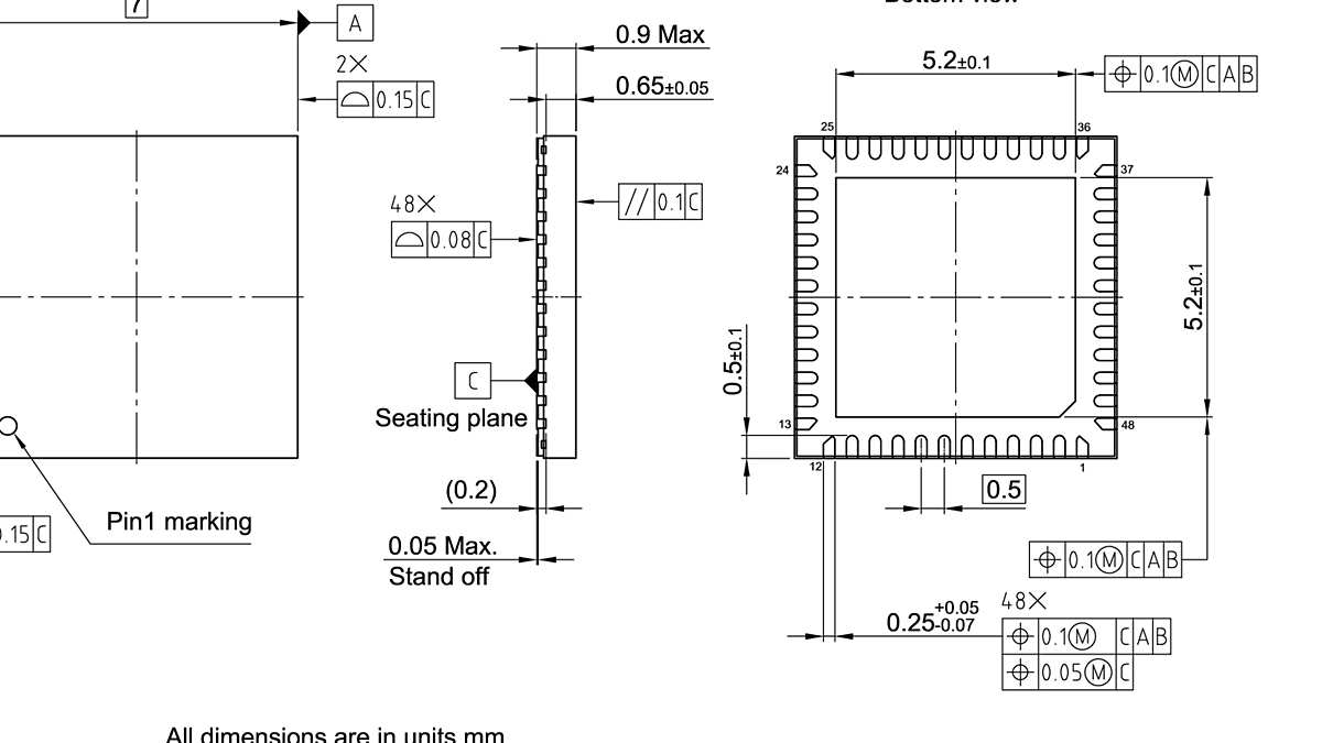 PG-VQFN-48-83_Package Outline