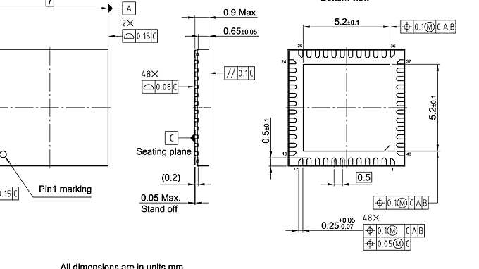 PG-VQFN-48-83_Package Outline