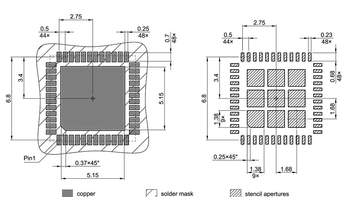 PG-VQFN-48-903_Footprint Drawing