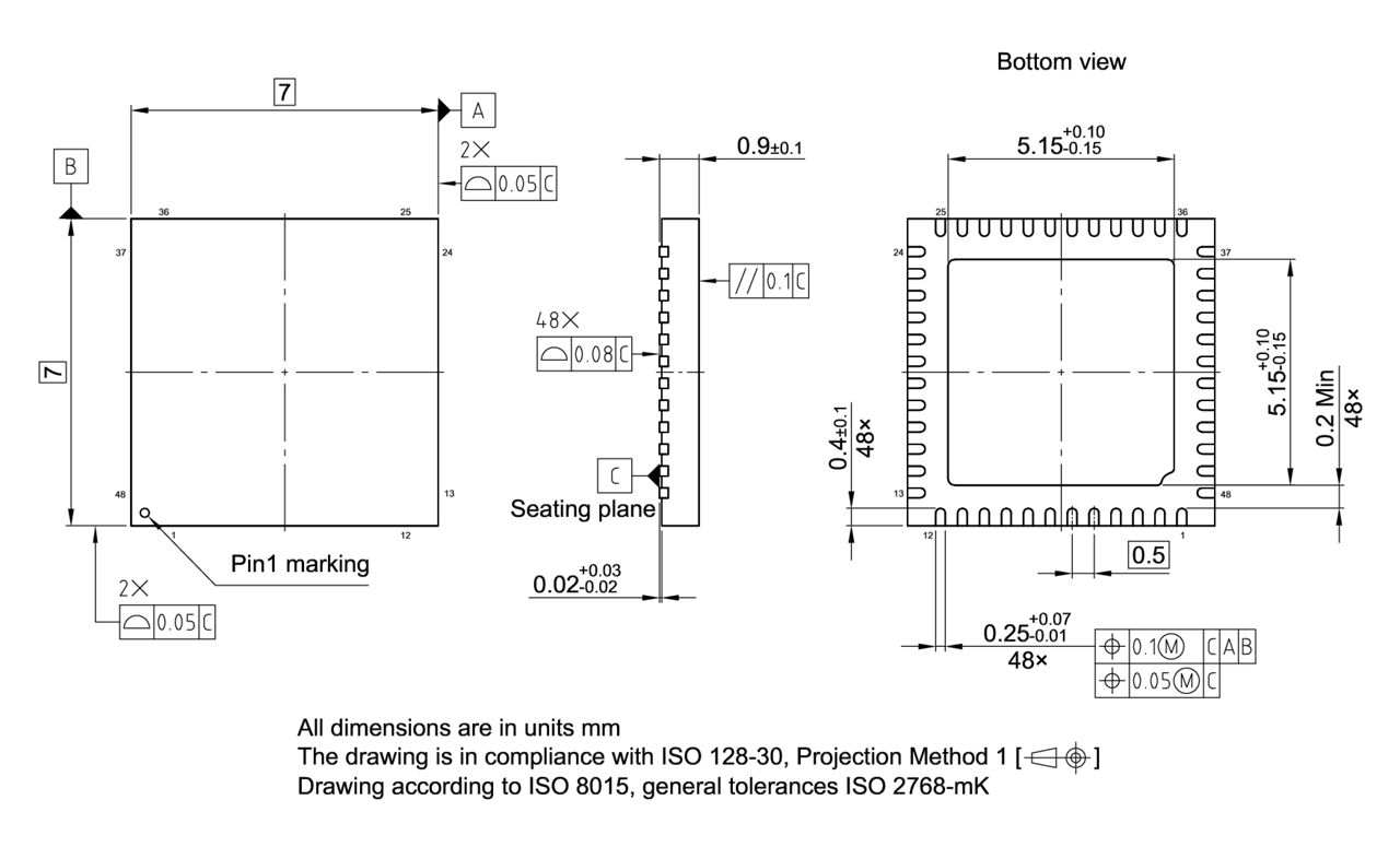 PG-VQFN-48-903_Package Outline