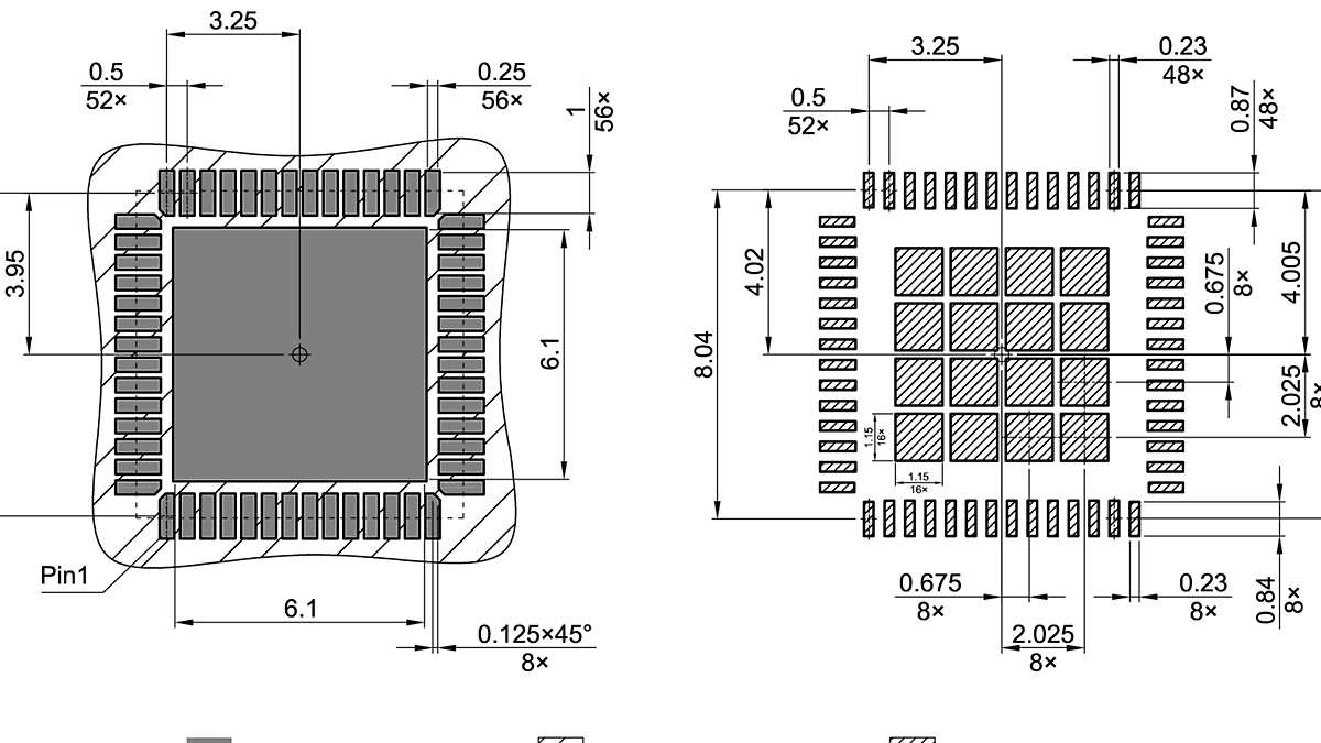 PG-VQFN-56-7_Footprint Drawing
