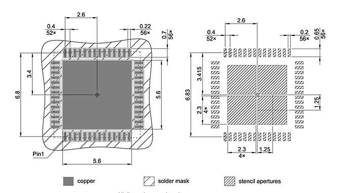 PG-VQFN-56-800_Footprint Drawing