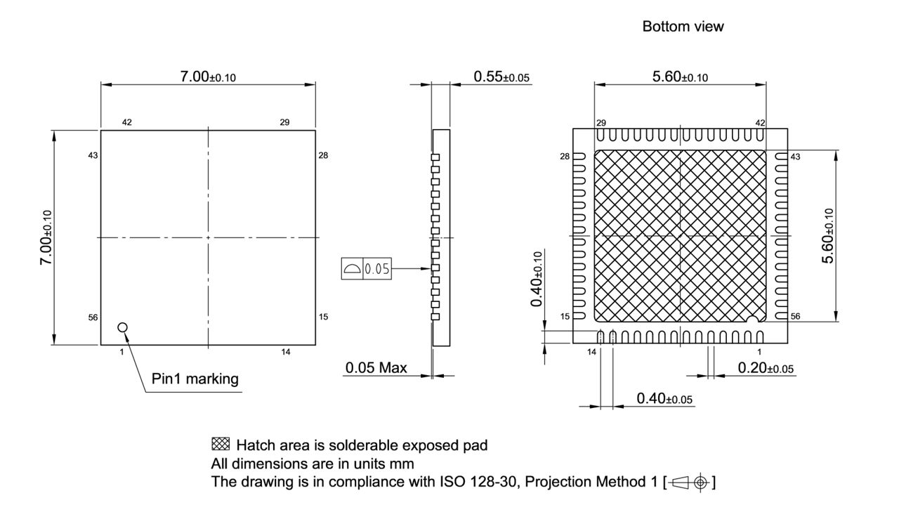 PG-VQFN-56-800_Package Outline