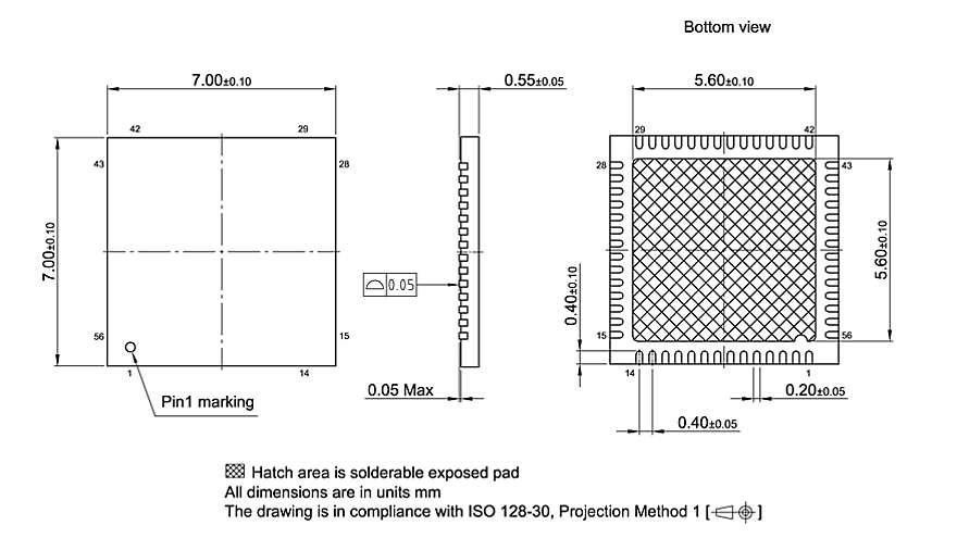 PG-VQFN-56-800_Package Outline