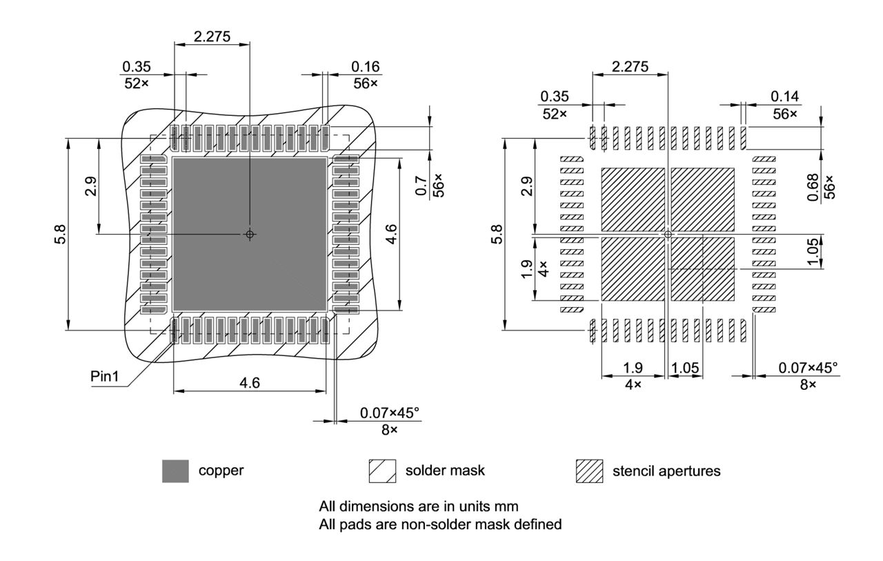 PG-VQFN-56-801_Footprint Drawing