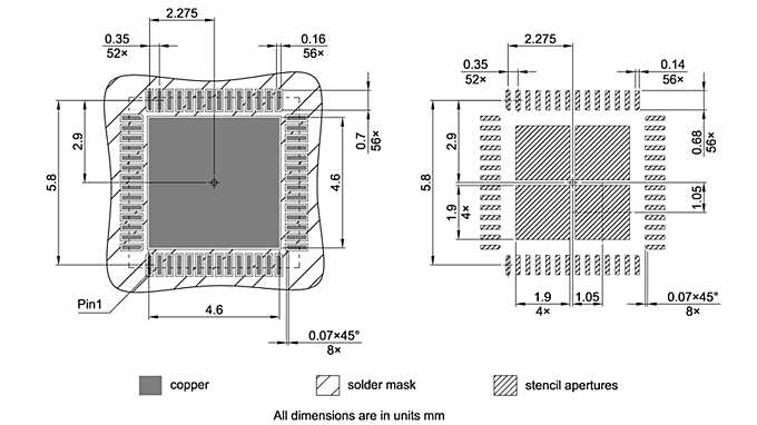 PG-VQFN-56-801_Footprint Drawing