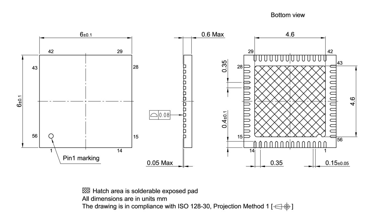 PG-VQFN-56-801_Package Outline