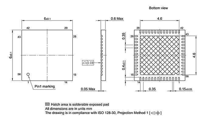 PG-VQFN-56-801_Package Outline