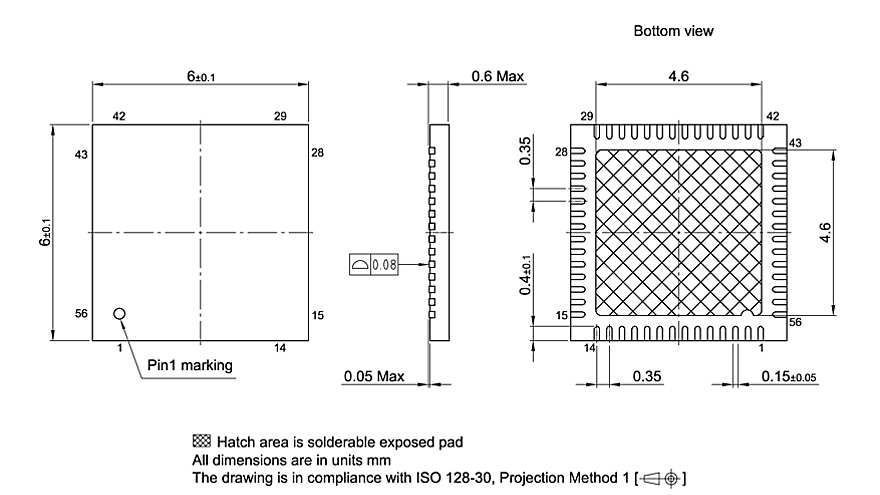 PG-VQFN-56-801_Package Outline