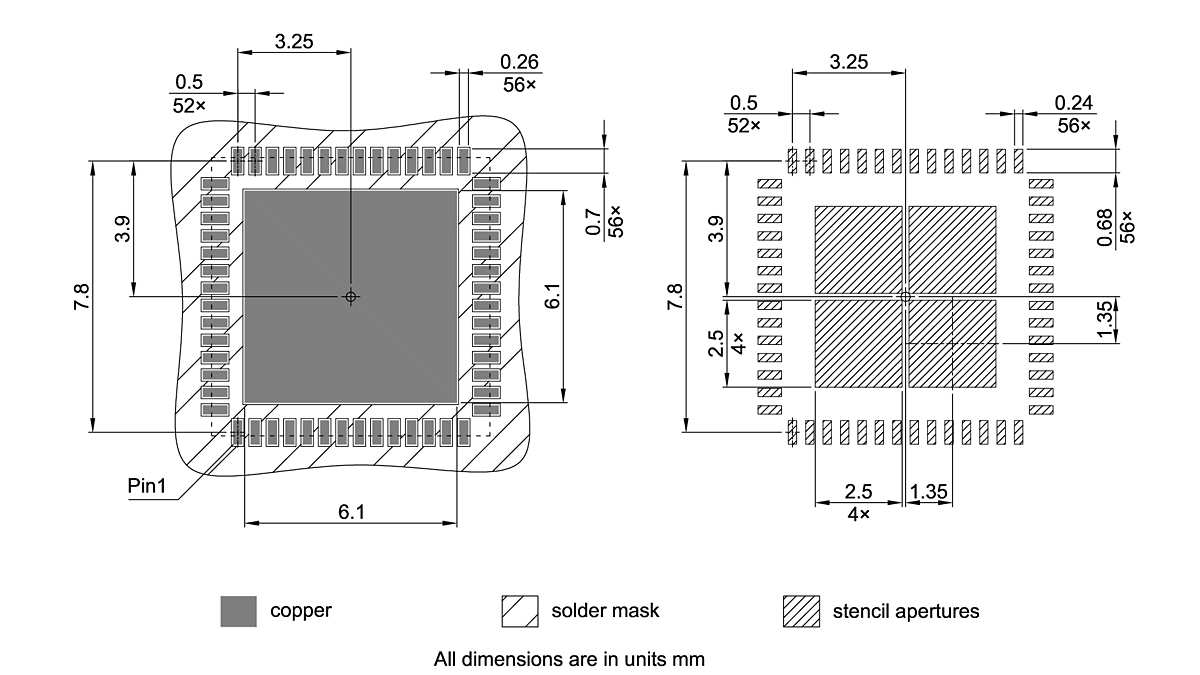PG-VQFN-56-802_Footprint Drawing