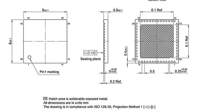 PG-VQFN-56-802_Package Outline